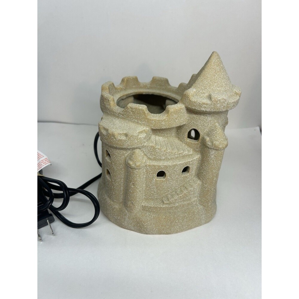 Scentsy Summer Sandcastle Warmer Retired Sand Sun Beach Ocean & Wax Bar NO Dish - Picture 4 of 8